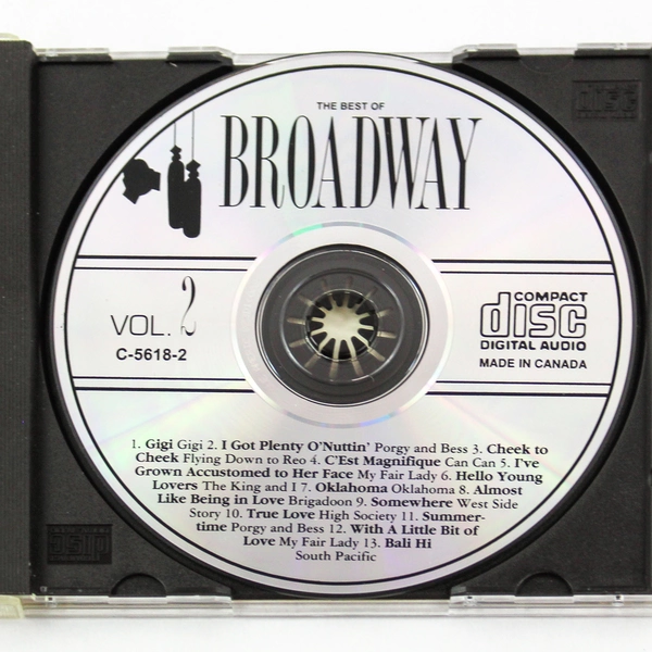 The Best of Broadway Volume 2 CD - Gigi, Cheek to Cheek, True Love, As-Is