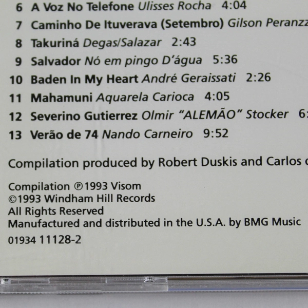 Visom A Windham Hill Sampler CD - Contemporary Brazilian Instrumentals