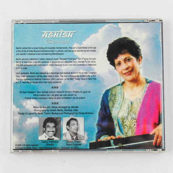Merlin Tiwari Blessings Geet & Ghazals Audio CD - Good Pre-Owned Condition