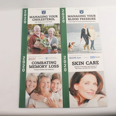 Lot of 4 Health Books on Blood Pressure, Cholesterol, Skin Care & Memory Loss