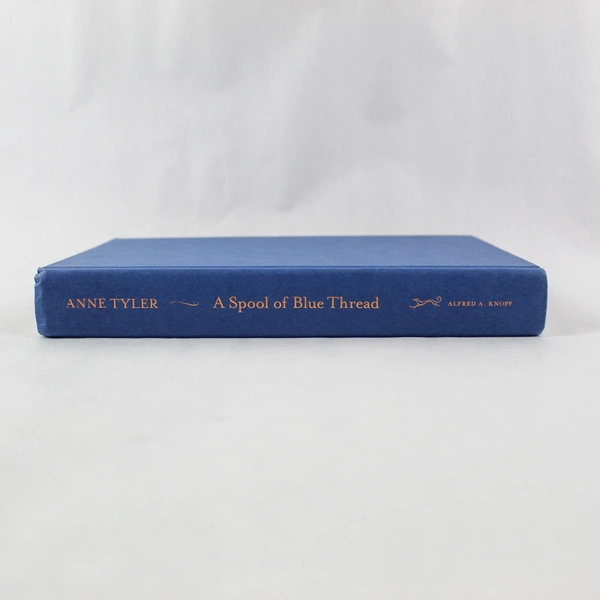 Anne Tyler A Spool of Blue Thread HC Book Alfred Knopf 2015 Good Condition