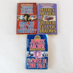 Lot of 3 Jeffrey Archer Novels A Quiver Full of Arrows Twist in the Tale