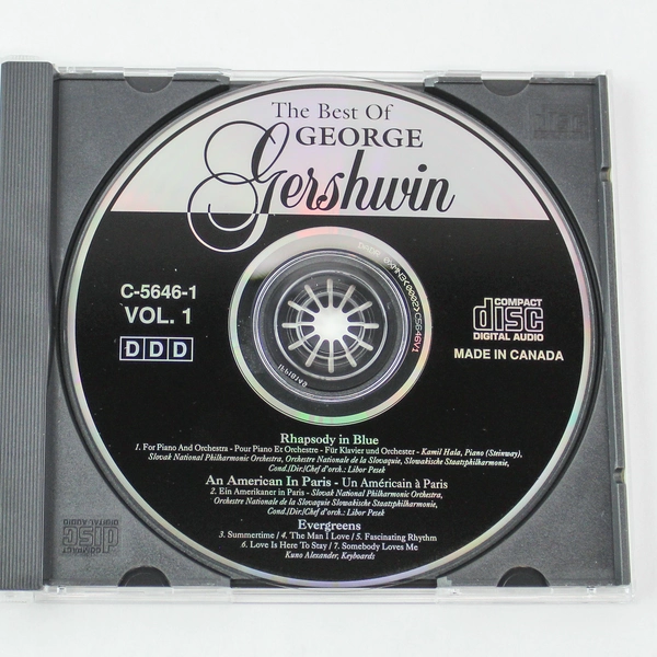 The Best of George Gershwin CD - Madacy Music - 7 Iconic Tracks - Pre-Owned
