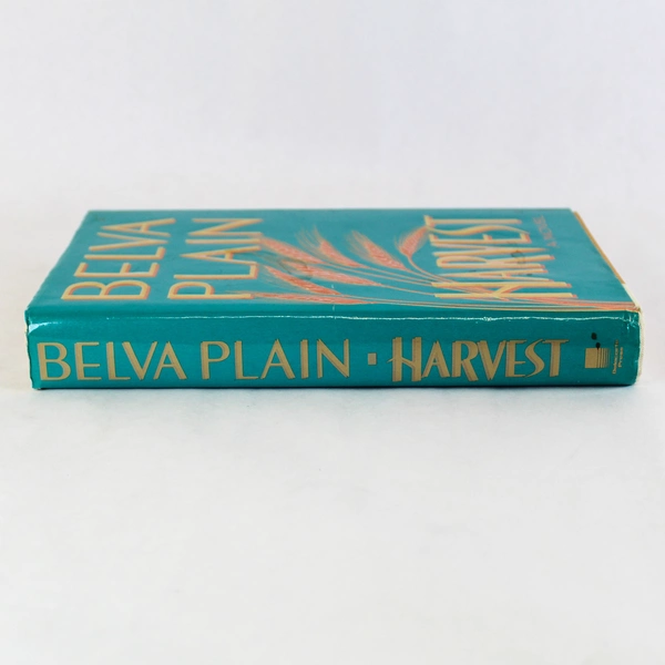 Harvest by Belva Plain Vintage Hardcover Novel with Dust Jacket 1990