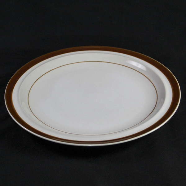 MSI Brown Monterrey Stoneware Serving Platter Oven to Table 12" Diameter