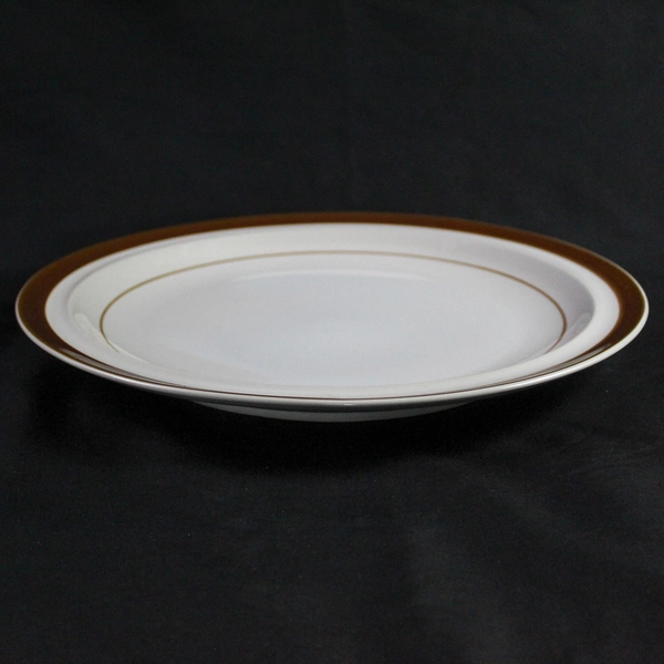 MSI Brown Monterrey Stoneware Serving Platter Oven to Table 12" Diameter