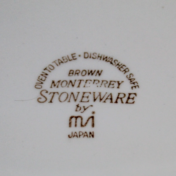 MSI Brown Monterrey Stoneware Serving Platter Oven to Table 12" Diameter