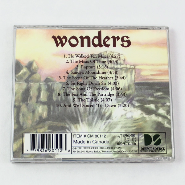 Celtic Moods Wonders Music CD 1998 Direct Source Pre-Owned, Good Condition