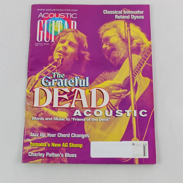 Acoustic Guitar Magazine March 2002 Vol. 12 No. 9 Issue 111 Grateful Dead