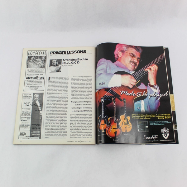 Acoustic Guitar Magazine November 2001 Vol. 12 No. 5 Issue 107 - Good