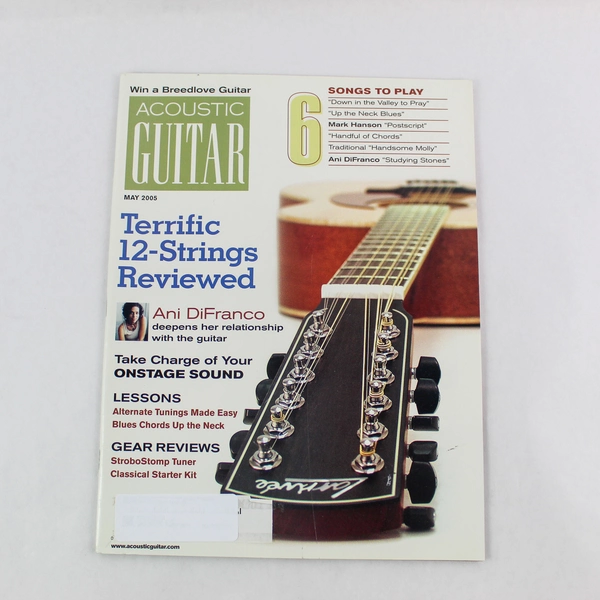Acoustic Guitar Magazine May 2005 Vol. 15 No. 1 Issue 149 Good Condition