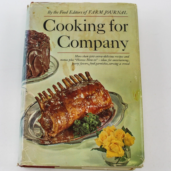 Cooking For Company Farm Journal 1968 Hardcover Acceptable Condition