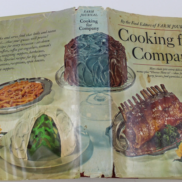 Cooking For Company Farm Journal 1968 Hardcover Acceptable Condition