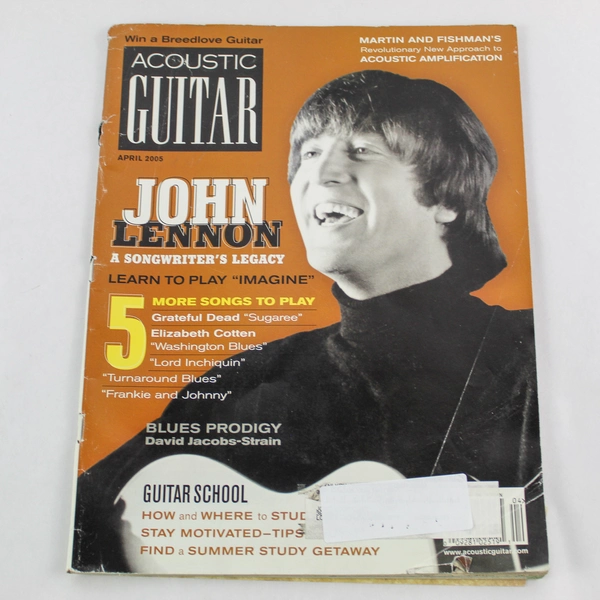 Lot of Acoustic Guitar Magazine April 2005 Vol. 15 No. 10 Issue 148 John Lennon