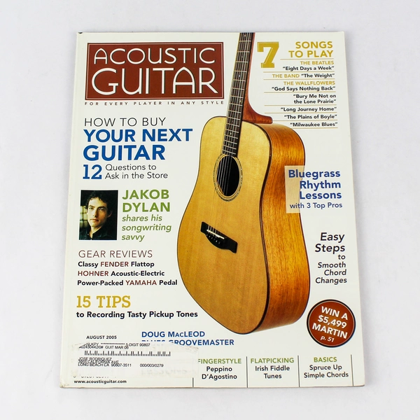 Acoustic Guitar Magazine August 2005: Buy Your Next Guitar Guide