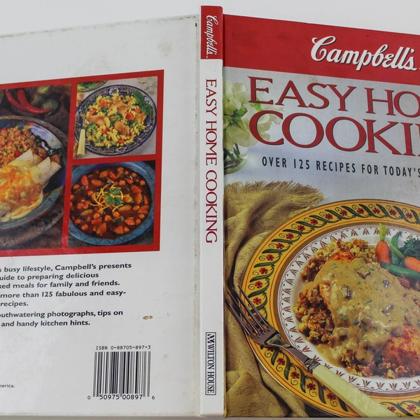 Campbell's Easy Home Cooking Book - 125+ Recipes, 1995, Good Condition