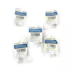 Lot of 5 Gatehouse Satin Nickel Door Stops 3-1/2" Rigid New Sealed