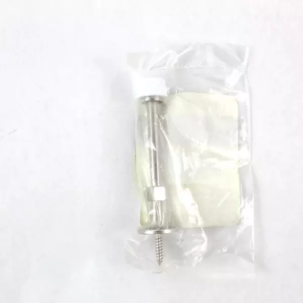 Lot of 5 Gatehouse Satin Nickel Door Stops 3-1/2" Rigid New Sealed