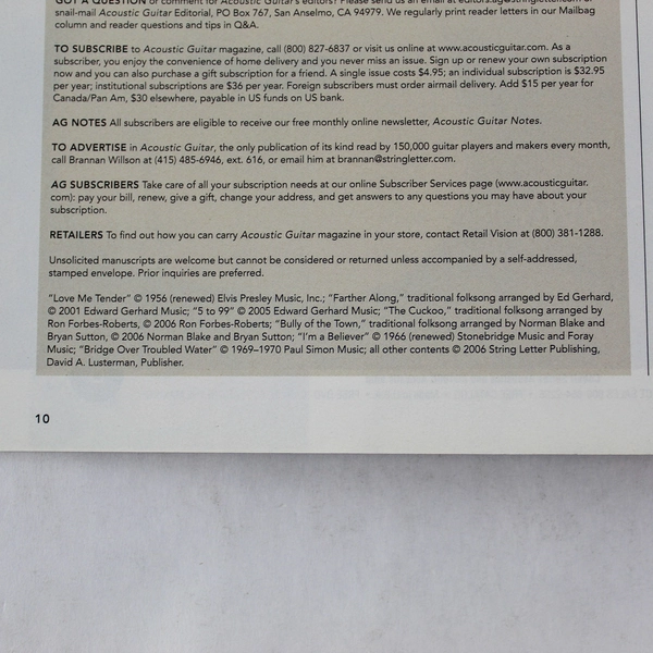 Acoustic Guitar Magazine June 2006 Vol. 16 No. 12 Ben Harper Issue 162