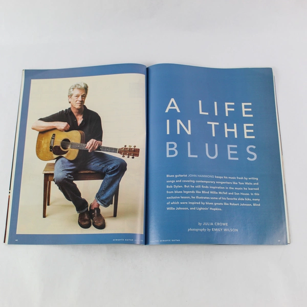 Acoustic Guitar Magazine Jan 2006 Vol 16 No 7 John Hammond - Good Condition