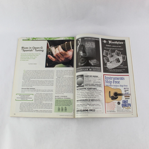 Lot of Acoustic Guitar Magazine April 2007 Vol. 17 No. 10 Issue 172