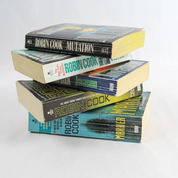 Lot of 5 Robin Cook Medical Thrillers: Mutation, Invasion, Vector & More