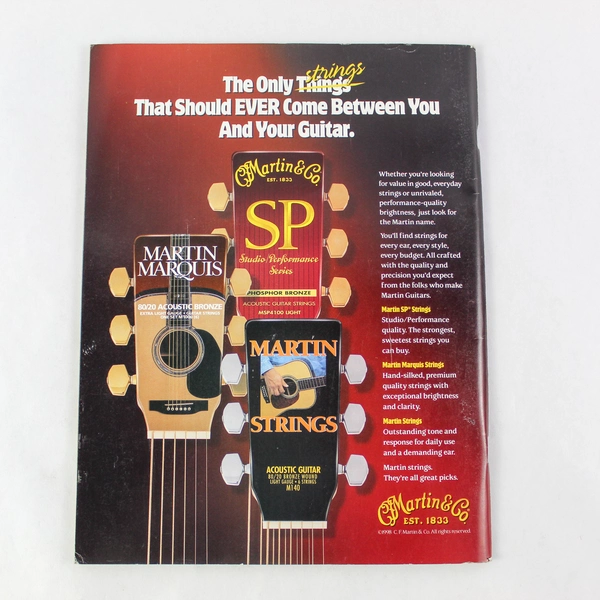 Acoustic Guitar Magazine Aug 1999 Vol 10 No 2 Tim Matthews Good Condition