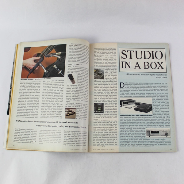 Acoustic Guitar Magazine July 1999 Vol 10 No 1 Issue 179 - Good Condition