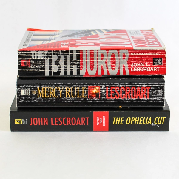 Lot of 3 John Lescroart Novels: The 13th Juror, Mercy Rule & Ophelia Cut