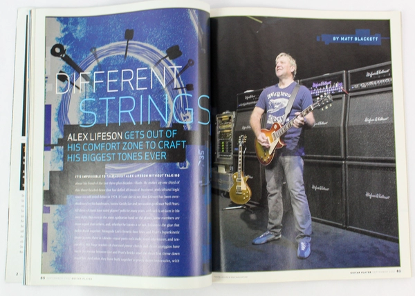 Magazine Guitar Player September 2007 Vol 41 No 9 Newbay Media Alex Lifeson