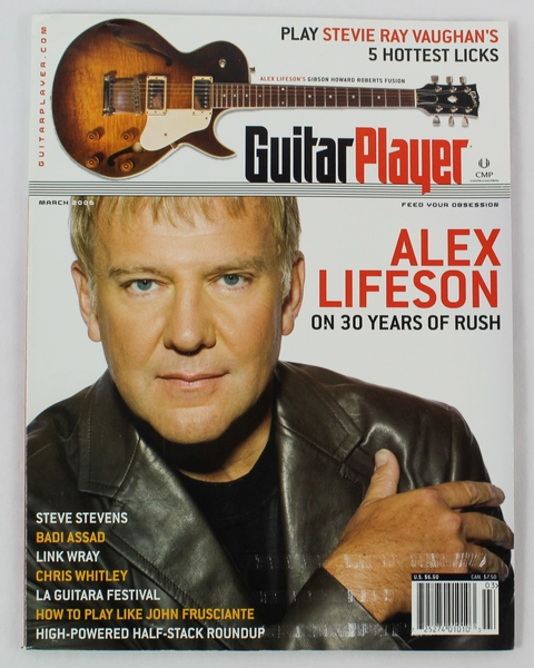 Magazine Guitar Player March 2006 Vol 40 No 3 Gibson Alex Lifeson CMP Media