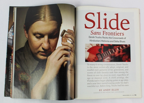 Magazine Guitar Player April 2006 Vol 40 No 4 CMP Entertainment Derek Trucks