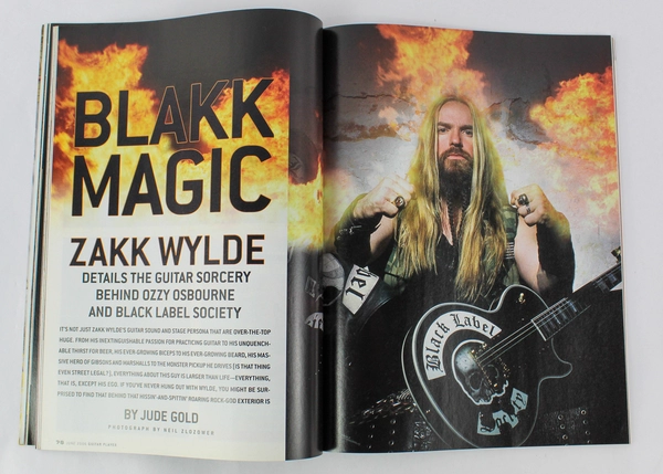 Magazine Guitar Player June 2006 Vol 40 No 6 Newbay Media Zakk Wylde