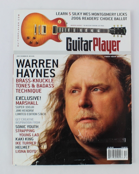 Magazine Guitar Player December 2006 Vol 40 No 12 Newbay Media Warren Haynes