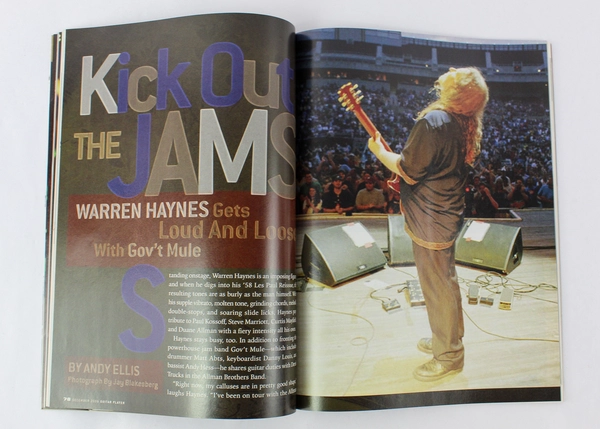 Magazine Guitar Player December 2006 Vol 40 No 12 Newbay Media Warren Haynes