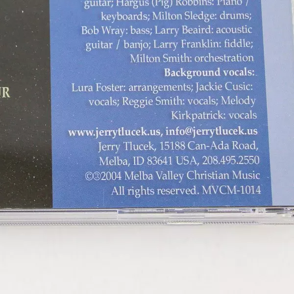 Jerry Tlucek I've Got Music On My Mind CD 2004 Melba Valley Pre-Owned