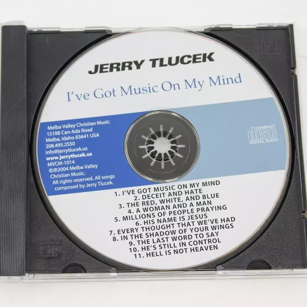 Jerry Tlucek I've Got Music On My Mind CD 2004 Melba Valley Pre-Owned