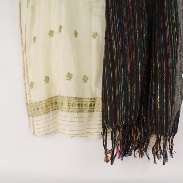 Lot of 5 Pre-owned Women's Scarves for Crafts - Flaws & Fabric Projects