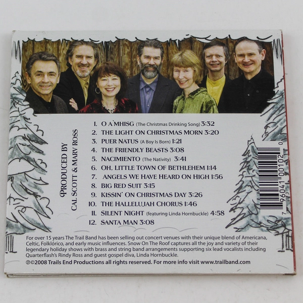 The Trail Band Snow On The Roof CD 2008 - Holiday Classics - Good Condition