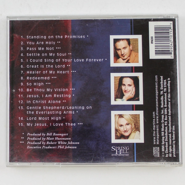 The Martins Glorify Edify Testify CD 2001 Spring Hill Music - Good Condition