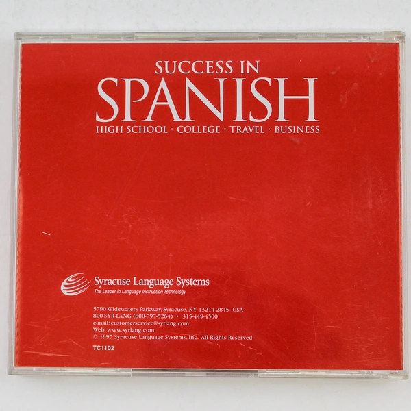 Success In Spanish CD-ROM by Syracuse Language Systems - Pre-Owned, Untested