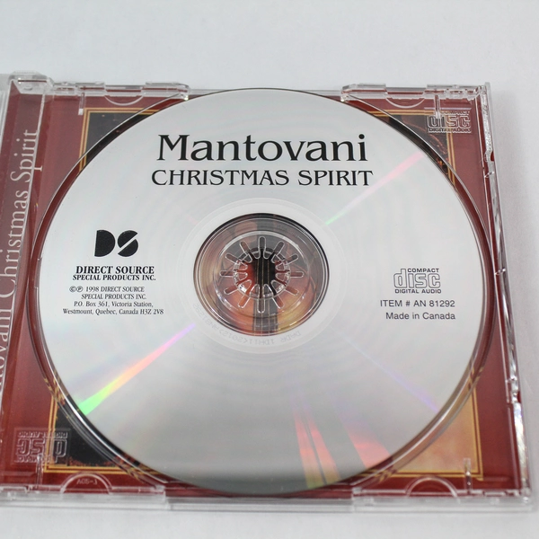 Mantovani Christmas Spirit CD 1998 Direct Source Special Products - Pre-Owned