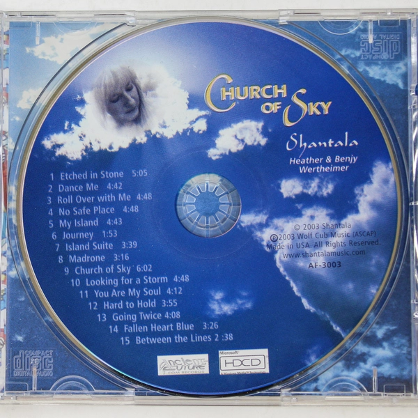 Church of Sky Shantala Music CD 2003 Wolf Cub Good Condition Sold As Is