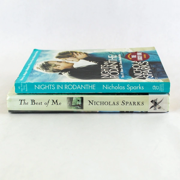 Lot of 2 Nicholas Sparks Romance Novels: Nights in Rodanthe & The Best of Me