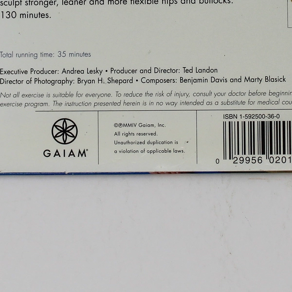 Gaiam Balance Ball Compilation DVD by Suzanne Deason - Good Condition 2004