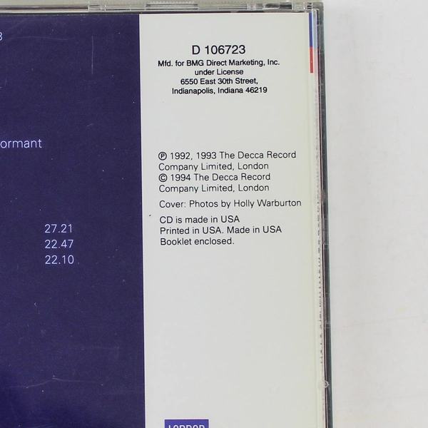 Tchaikovsky Highlights CD Dutoit Montreal 1994 Decca Records Good Condition