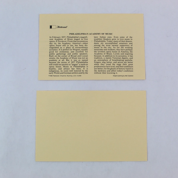 Lot of 10 USPS 1982 First Day Issue Philadelphia Academy of Music Covers