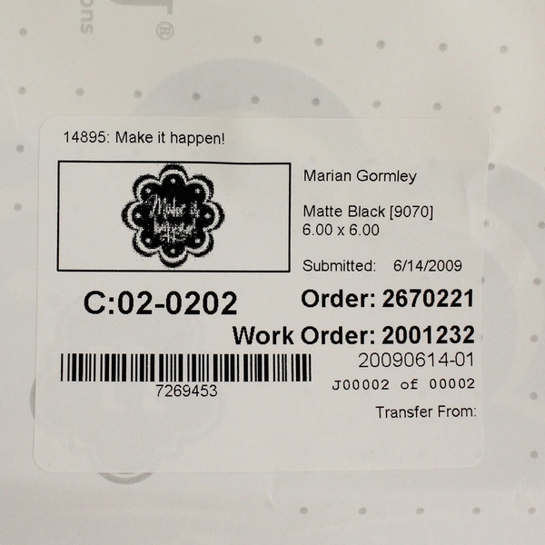 Lot of 2 Upper Case Living Transfers: Cead Mile Failte & Make It Happen