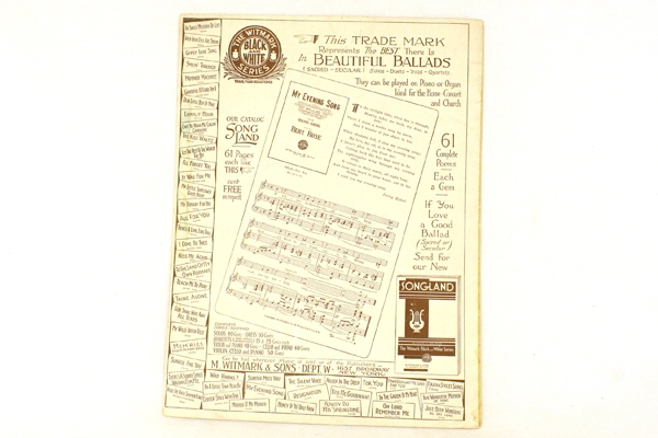 Vintage 1934 Country Boy Sheet Music by Richard Jerome & Walter Kent