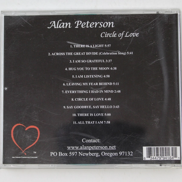Alan Peterson - Circle Of Love CD (2009) Good Condition, Minor Scratches